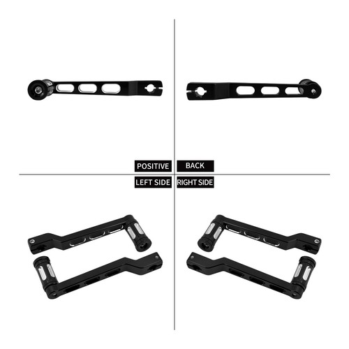 Heel Toe Gear Shifter Shift Lever Shift Pedal Peg Fit For Harley Touring 1988-up - Imagen 2 de 11