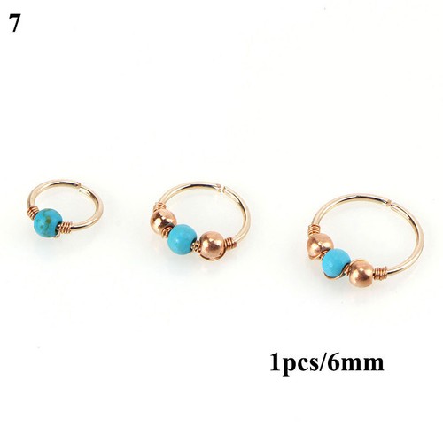 Nose Ring Surgical Steel Hoop Lip Ear Face Fake Septum Helix Body Piercing Ringþ - Picture 15 of 25
