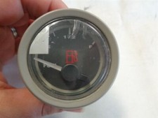 FARIA GP7257A FUEL GAUGE GREY BEZEL / BLACK FACE MARINE BOAT