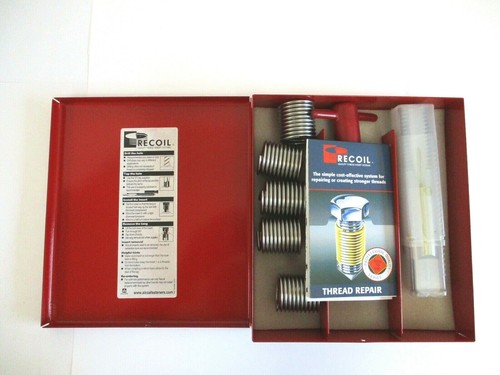 1" - 8 THREAD REPAIR KIT "HELICOIL TYPE" RECOIL #33160 NEW - Picture 3 of 10