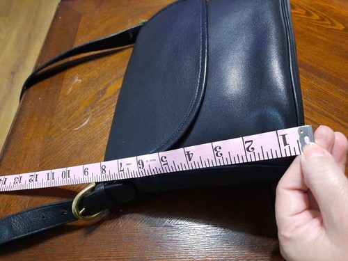 Vintage Coach Fletcher Shoulder bag 4150 Black - Picture 9 of 11