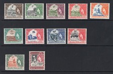 M4476 Basutoland/Lesotho 1954-58 SG43/53 - 1954 Definitives