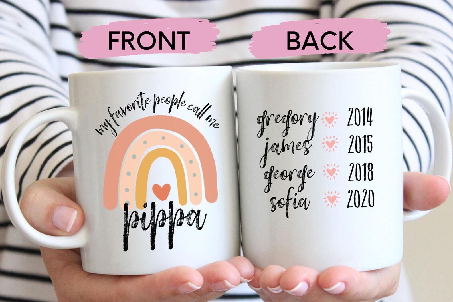 Personalized Pippa Gift My Favorite People Call Me Pippa Pippa Mug Gift For