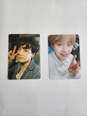 BTS SUGA トレカ 2枚セット Official BTS Suga Army Bomb Photocard. 2 piece set (Mots SE & Ver