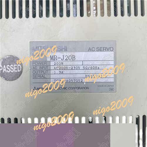 1PC Used Mitsubishi driver MR-J20B 200W 180 days Warranty # | eBay