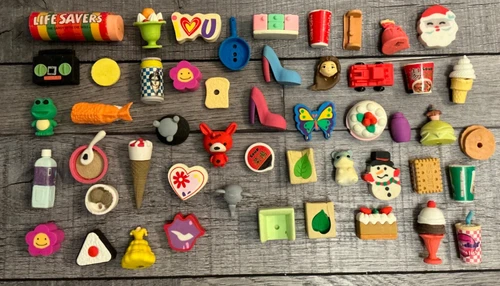 50 gomas de borrar japonesas Iwako productos mixtos algunos defectuosos