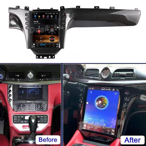 Radio navegación GPS pantalla vertical estilo Tesla para Maserati GT GranTurismo 2007-2015 - Imagen 2 de 6