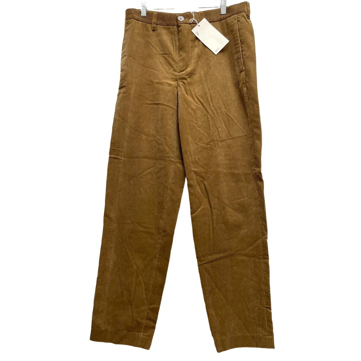 Blazer Ladies Lined Dress Pants COS Men's Relaxed Fit Corduroy Trousers  Brown Size 30R New With Tags