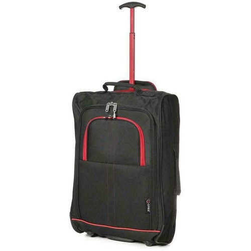 55cm Lightweight Cabin Trolley Wheeled Hand Luggage Holdall Travel Suitcase Bag - Picture 8 of 34