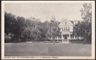 Brunswick, Georgia Antique B&W Postcard - Willetta Oaks Inn Advertising
