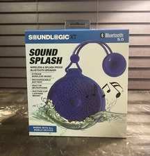 SoundLogic XT Sound Splash Wireless & Splash proof Bluetooth Speaker (BLUE)