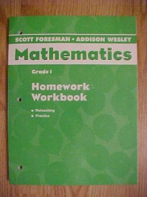 Scott Foresman Addison Wesley Math 2005 Homework Workbook Grade 1