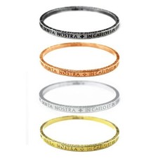 Bracciale AMEN SCHIAVA con Preghiera Padre Nostro Incisa di Colori Vari 