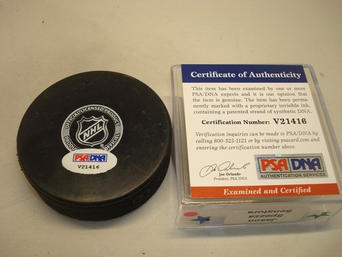 Disco de hockey firmado por los senadores de Ottawa autografiado PSA/ADN certificado de autenticidad 1A - Imagen 2 de 3