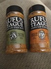 (2 Pack) RUFUS TEAGUE Original Meat Rub 6.5 oz & Spicy Meat Rub 6.5 oz, Sealed