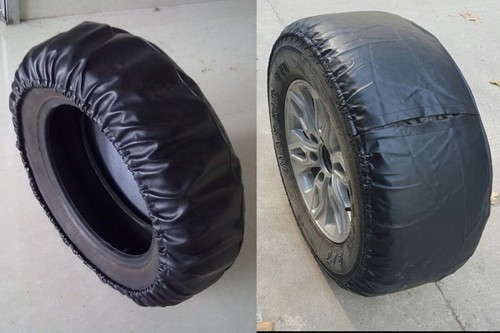 Land Rover Freelander Auto Ersatzrad Reifenabdeckung Tasche Etui Schutz 26 ~ 27S - Bild 7 von 7