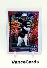 Malik Willis #/10 Red Refractor RC 2021 2022 Bowman U University Rookie Dolphins