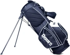 Dbot5 Sound Buddah Golf Stand Bag for Men and Women (Black/White)