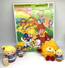 Rainbow Brite Mixed LOT Puzzle Sprite Doll Itty Bitty Vintage