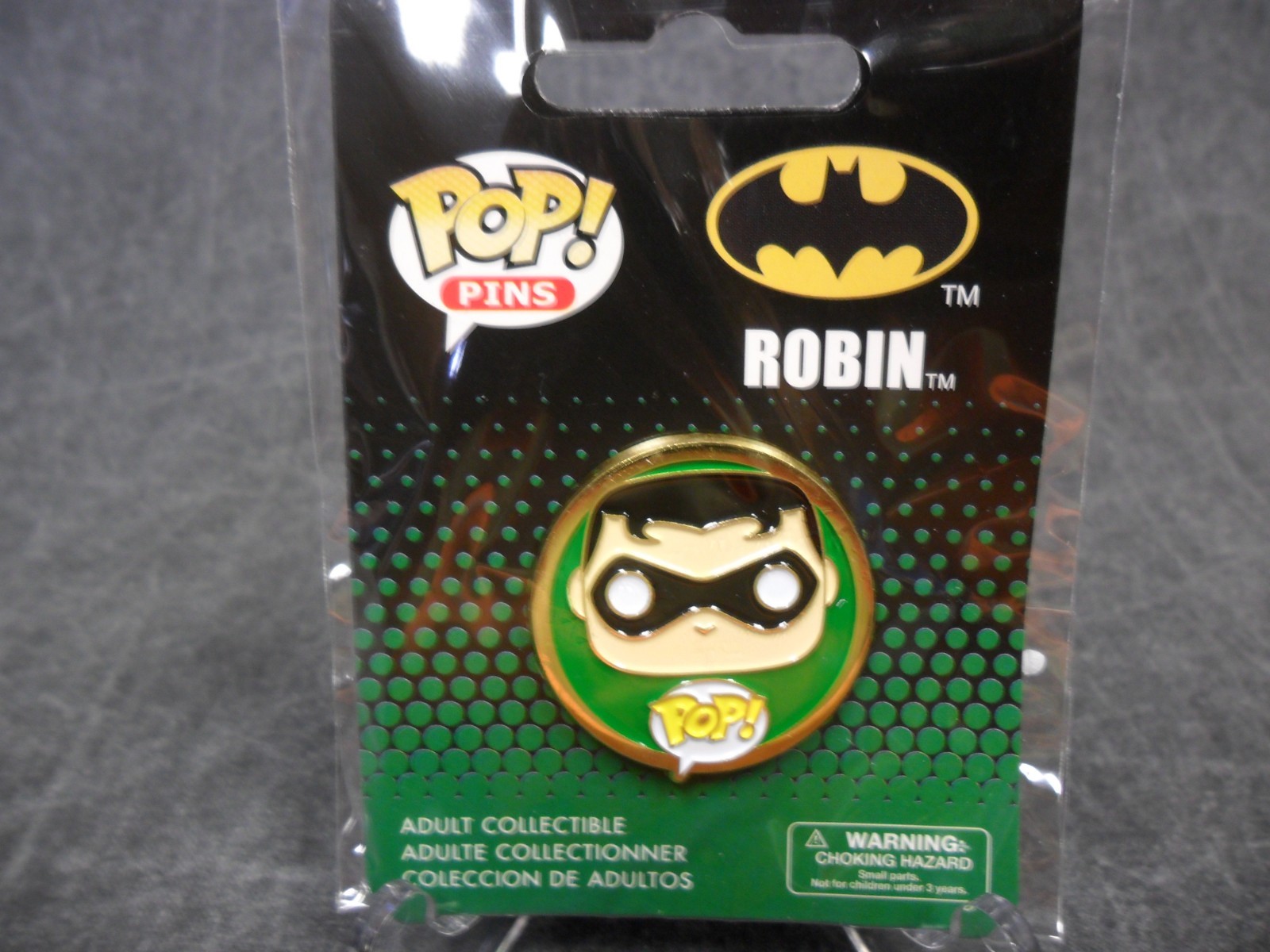 Robin Pin Dc Funko Batman NEW * Robin Pop! Pin * Metal Enameled DC Comics Pop Vinyl ...