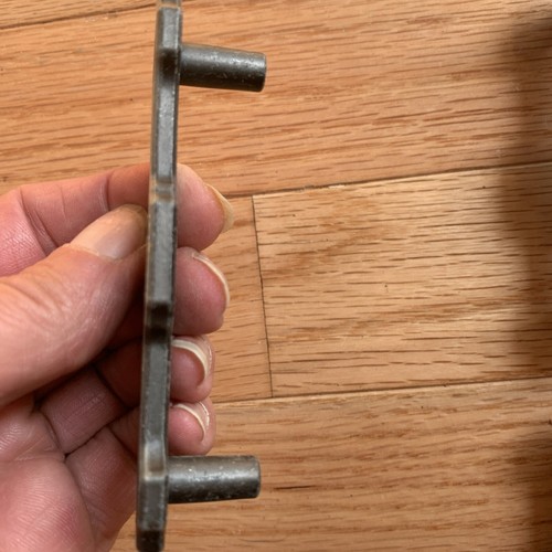 Vintage Pewter Draw Pulls Cabinet Handles 999 3.75” Long & 4 Hinges Japan - Picture 3 of 6