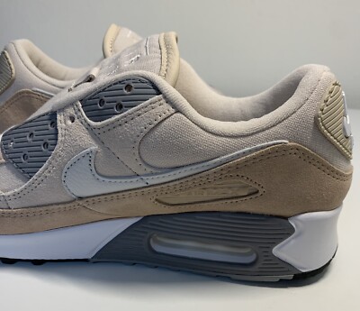 Nike Air Max 90 PRM Premium Mens Sz 9 Hemp Summit White Sanddrift