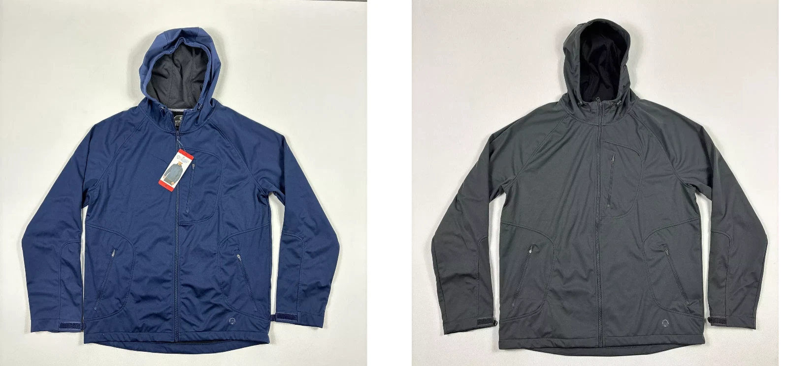 Mondetta Outdoor Project Full Zip Jacket Hooded Wind Water Resistant