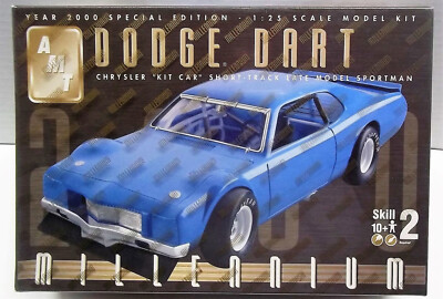 AMT ERTL 1976 DODGE DART CHRYSLER ''KIT CAR'' SHORT TRACK STOCK CAR KIT - 1/25