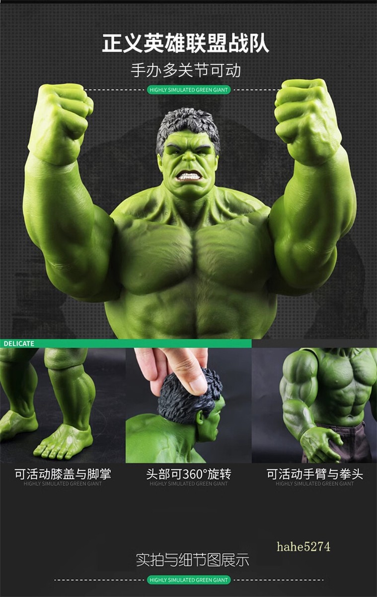 値下げします。HULK 1/6スケールフィギュア　未使用 Giant Hulk 1:6 Avengers Action Figure Model Statue Superhero
