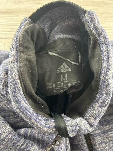 Adidas Men's Blue Terrex Climawarm Fleece Full Zipper Closure Jacket Size Medium - Picture 8 of 9