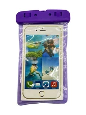 Universal Waterproof Extreme Dry Cell Phone Bag Dry Bag Case Cover Purple