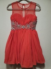 B DARLIN~Womens Sleeveless Dress Short Formal Prom~Size 3/4