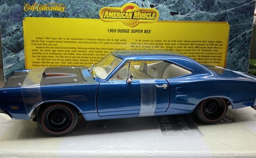 American Muscle 1/18 Scale 1969 Dodge SUPERBEE Very Detailed And Great Color - Picture 5 of 12