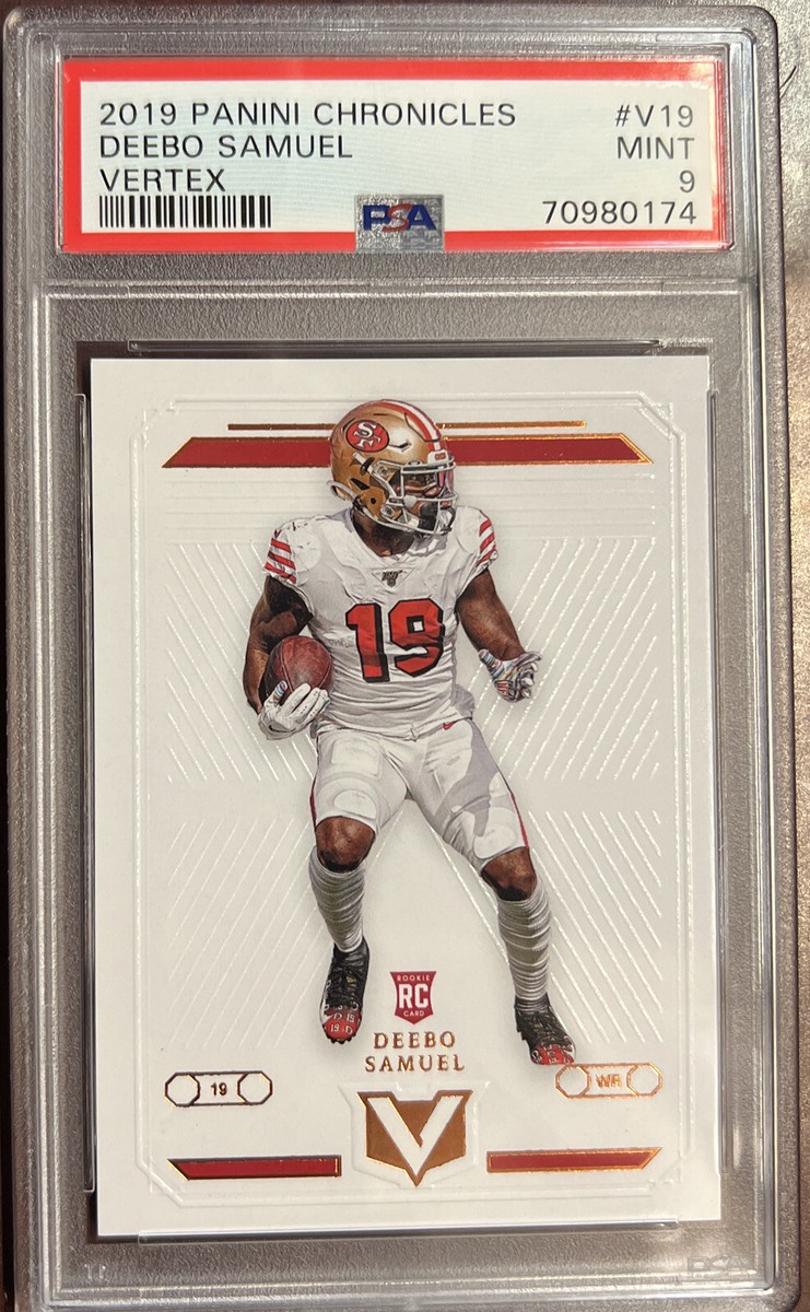 2019 SP DEEBO SAMUEL Panini Chronicles VERTEX PSA 9 POP 8