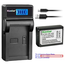 Kastar Battery LCD Charger for Samsung BP-1130 ED-BP1130 BC-1030b BC1030