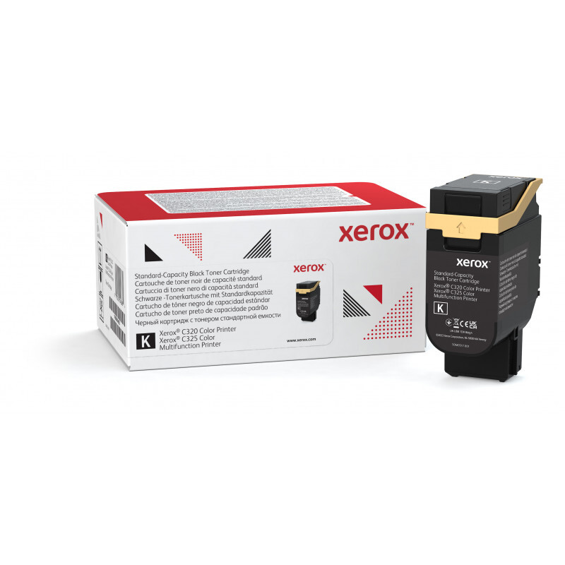Toner Xerox C320 C325 noir supprime les traces d'impression 2200 pages
