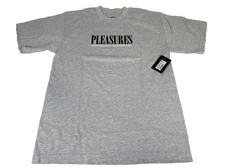 Pleasures Satisfaction Guaranteed Logo Graphic T-shirt Men Size Large