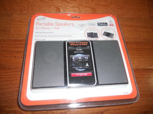 iLIVE Portable Speakers for iPhone + 