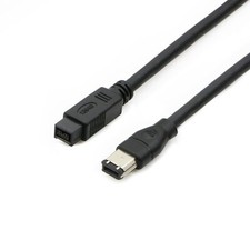 PASOW FireWire 800 to 400 9 to 6 pin Cable 9pin 6pin 6FT IEEE 1394 Firewire 8...