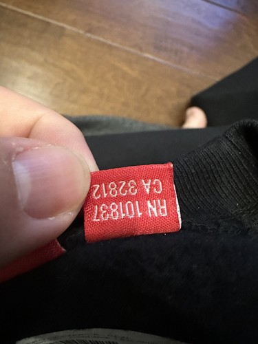Brand New Supreme Anti Hero Crewneck Black Size XL S/S 16 Extra Large The Pope - Picture 4 of 7