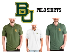 Baylor Bears NCAA Antigua Polo golf Shirt NEW with Tags (Green/White)