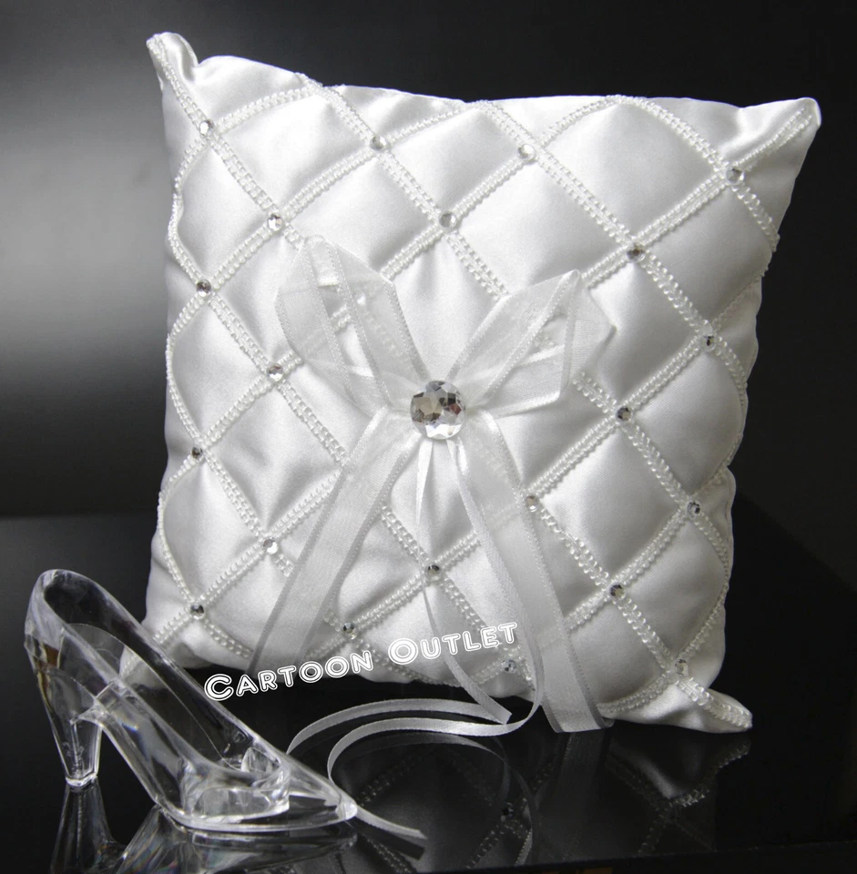 Anillo de Boda Almohada 7" Zapatilla BRIDAL COJIN PARA ANILLO DE BODA Estrás Foto 3 de 4