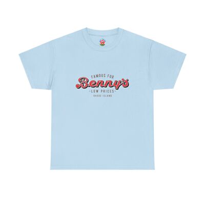 BENNY'S Rhode Island famous for low prices Unisex Heavy Cotton Tee