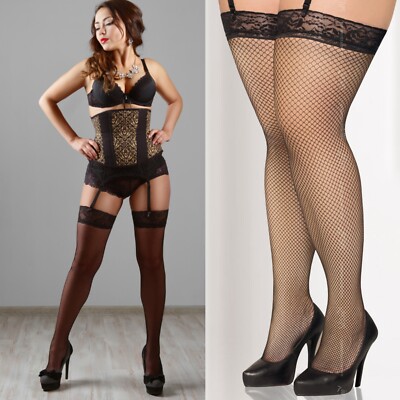 Stockings for garter belt 2M 3L 4XL 5XXL 6XXXL 7XXXXL also plus size colours !