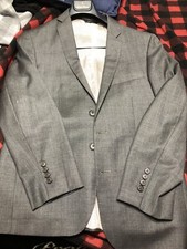 Brooks Brothers Charcoal Suit 38Short  32 Waist Pants