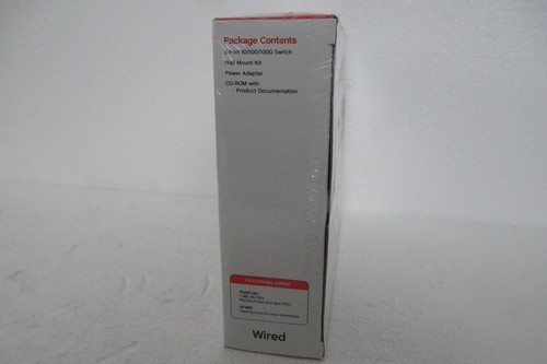 Fry's 5-Port Gigabit Ethernet Switch 1000 Mbps Auto-MDI-X 802.3 FR-5PTGSW NEW - Picture 4 of 6