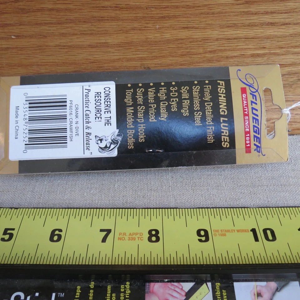 Pflueger Crawfish Crank and Dive fishing lure (lot#4787) - Image 3 of 3