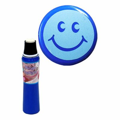 Bingo Dauber- Blue Smiley Face- 2oz.
