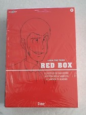 LUPIN THE THRID- COFANETTO RED BOX- sigillato- CON 3 DVD  