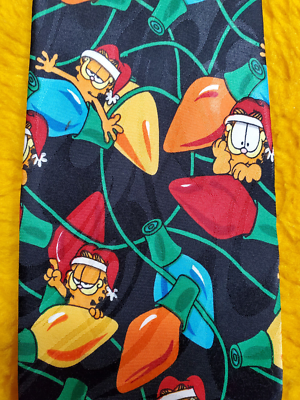 garfield christmas tie